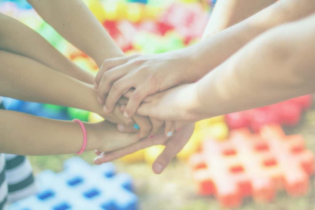 Hands in together
